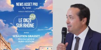 Sébastien Grasset, directeur général chez Auris Gestion, au micro de News Asset Pro au Onze sur Rhône.
