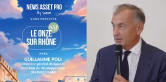 Guillaume Poli, directeur général délégué et directeur du développement chez Ofi Invest AM, au micro de News Asset Pro au Onze sur Rhône.