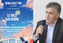 Antoine Tranchimand, directeur du développement chez Allen, sur le plateau du Onze sur Rhône de News Asset Pro.