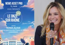 Sonia Aloui, directrice commerciale France et Monaco chez Candriam, sur le plateau du Onze sur Rhône de News Asset Pro.