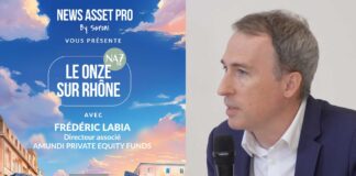 Frédéric Labia, directeur associé chez Amundi Private Equity Funds, sur le plateau du Onze sur Rhône de News Asset Pro.
