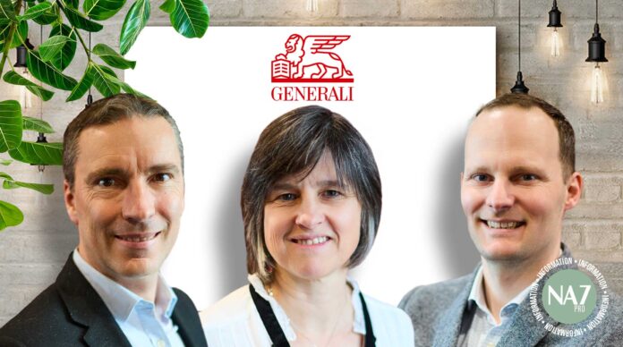 Corentin Favennec, Anne-Emmanuelle Corteel et Rémi Bertholon étendent leurs prérogatives chez Generali Patrimoine (de gauche à droite sur la photo).