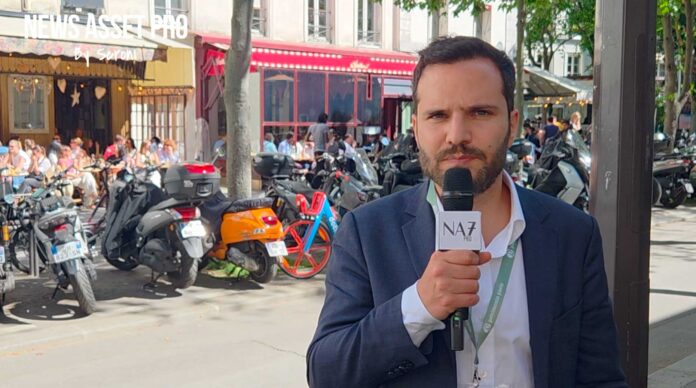 Aymeric Lang, président du directoire d’Erasmus AM, au micro de News Asset Pro.