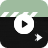 Clap de cinéma rouge
